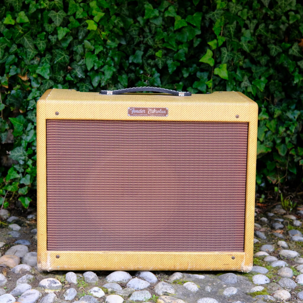1960 TWEED FENDER VIBROLUX 5Y3GT Fandango Guitars