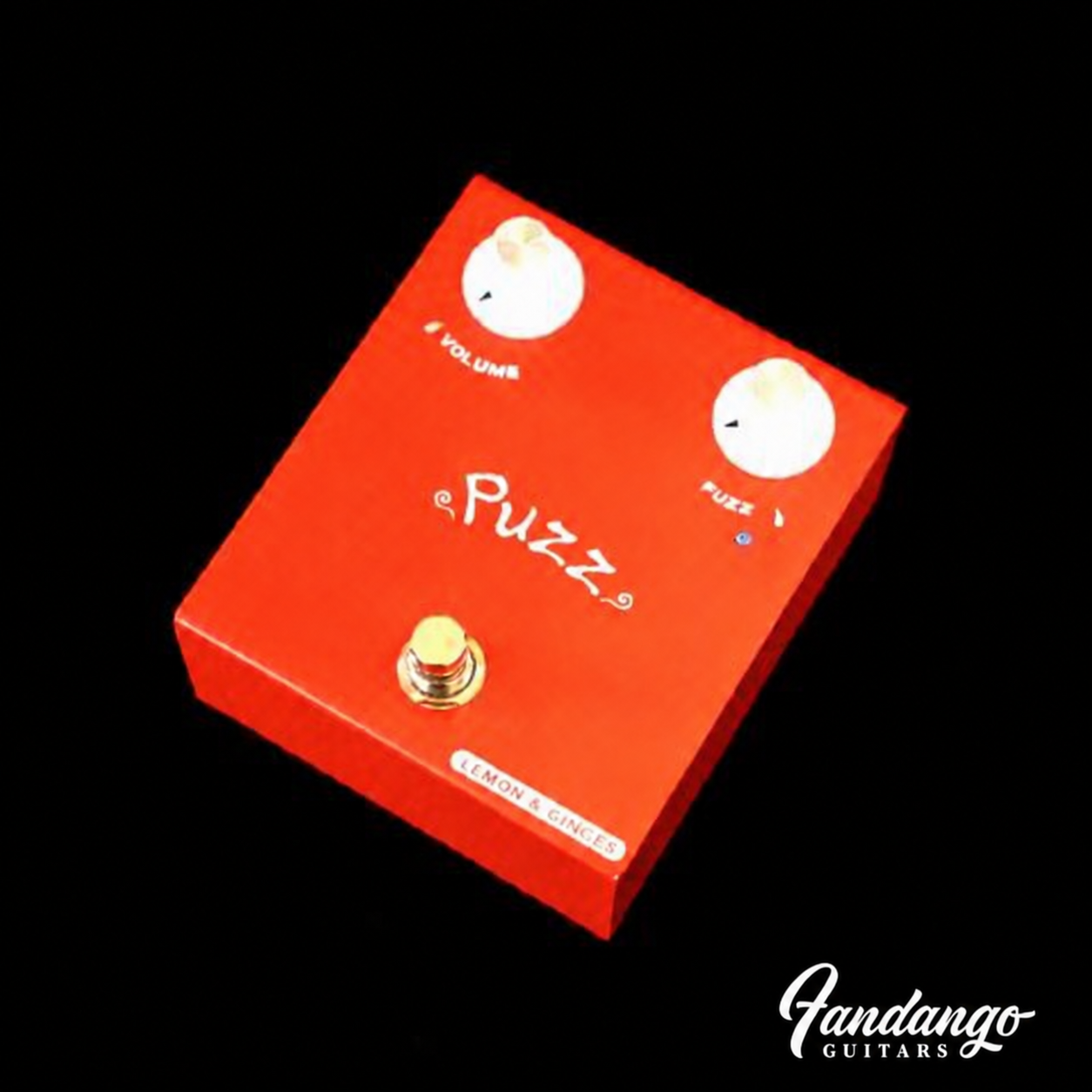 Red Lemon & Ginger puzz Gypsy-Style fuzz pedal handmade by Eigo Matsuo in Tokyo