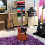1965 Gibson SG Junior in original Cherry Red finish with wide nut and 1965 Gibson SG Junior in original Cherry Red finish with wide nut and P-90 pickup